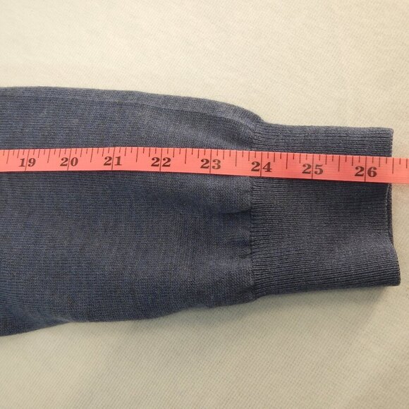 Fairway & Greene Signature 100% Italian Merino Men's Quarter Zip Sweeter Size M - Picture 8 of 9